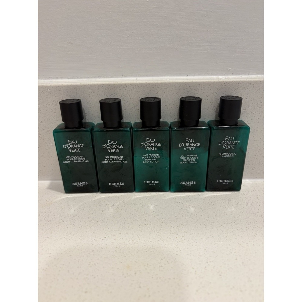 HERMES Eau d'orange verte 5 Pieces Amenity Set 22813